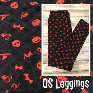 One Size LulaRoe Halloween Leggings. NWT.